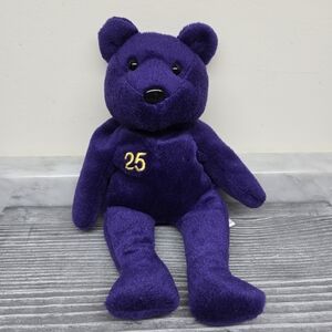 Mark McGwire #25 Rare 1998 Salvino's Bamm Beano's Beanie PURPLE Bear 9" Baseball